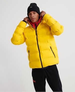 Superdry Ultimate Radar Quilt Puffer Férfi Kabát Sárga | LYRUX2708